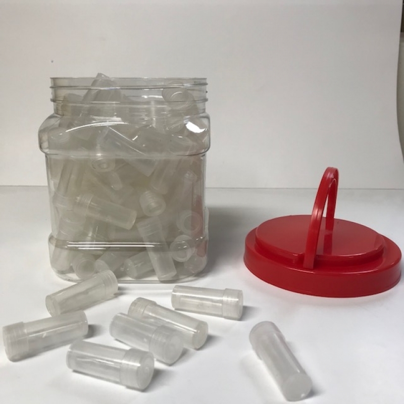 100 pc Glass Blunt Tips in a Jar Display - Pit Bull Glass