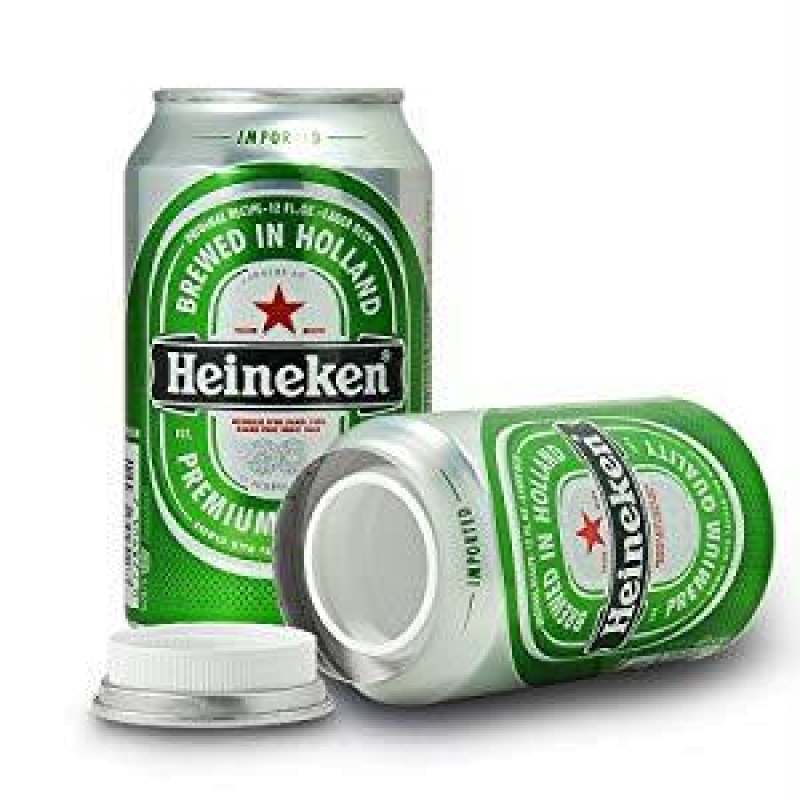 Heineken Beer 12 oz Safe Can - Pit Bull Glass